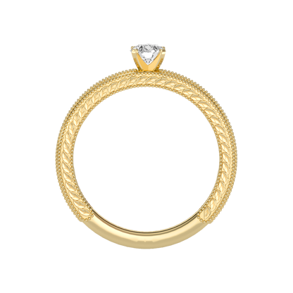 Blissful Solitaire Ring - Two