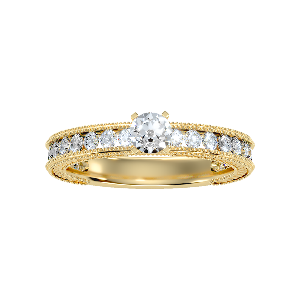 Blissful Solitaire Ring - Three