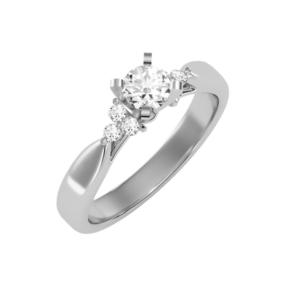 Blooming Solitaire Ring - One
