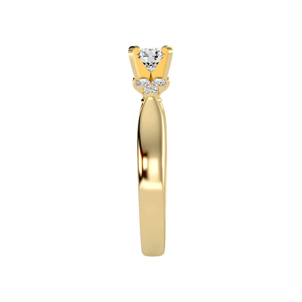 Blooming Solitaire Ring - Eleven