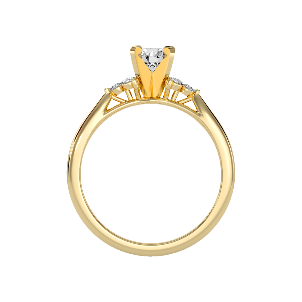 Blooming Solitaire Ring - Twelve