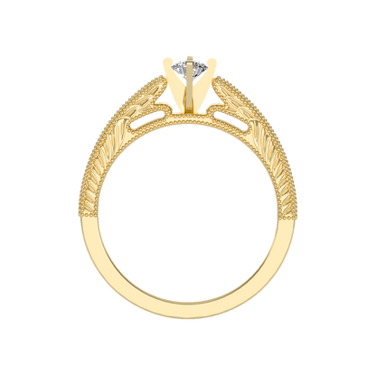Bloom Solitaire Ring - Twelve