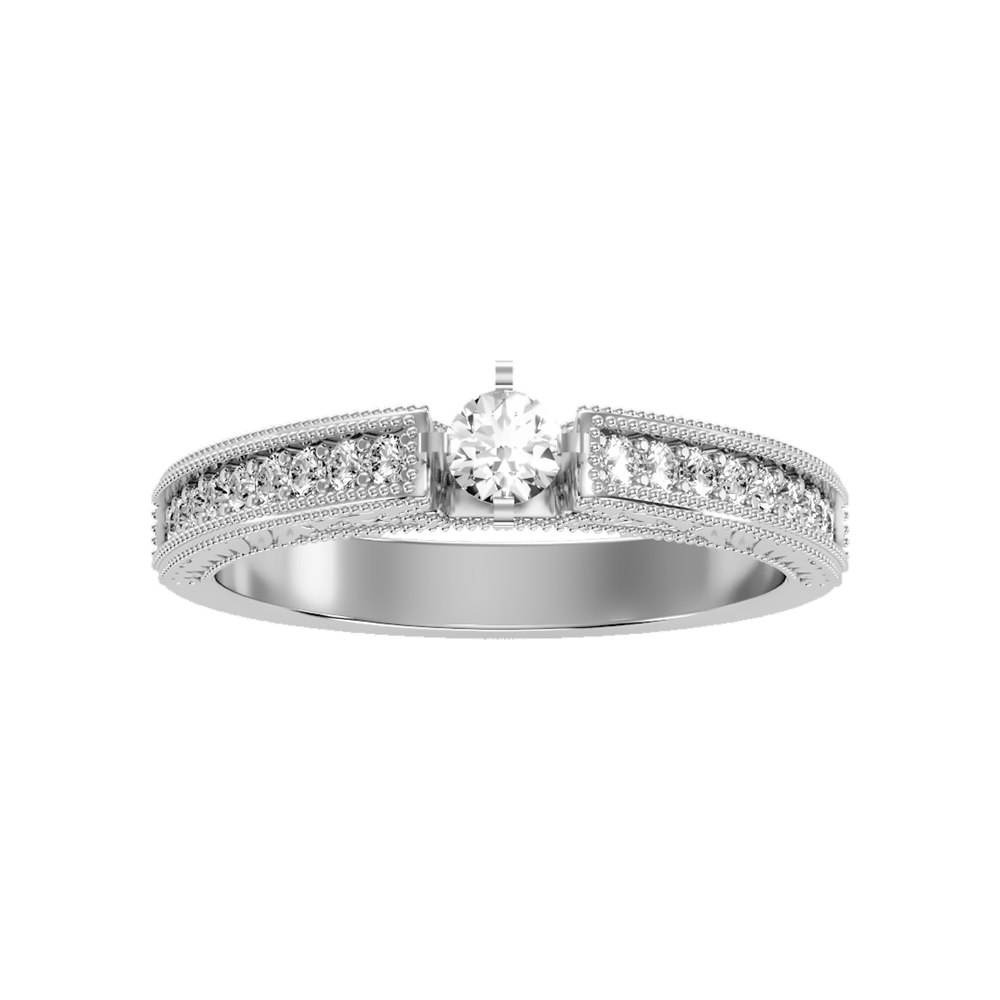 Bloom Solitaire Ring - Two