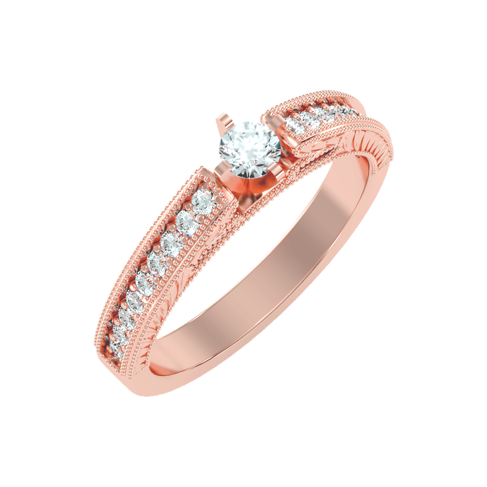 Bloom Solitaire Ring - Five