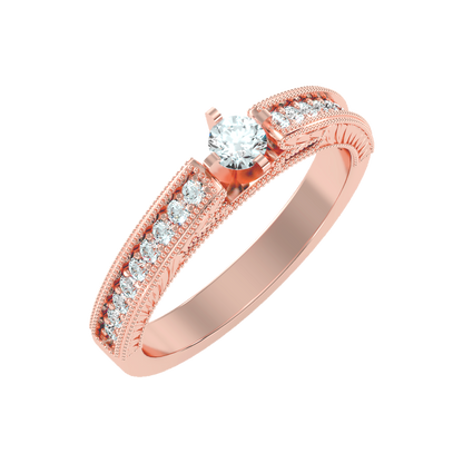 Bloom Solitaire Ring - Five