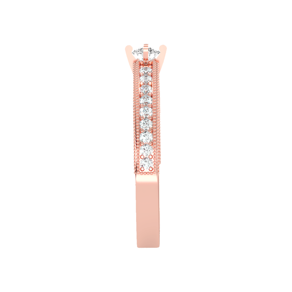 Bloom Solitaire Ring - Eight