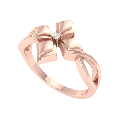 Blossom Loop Single Stone Ring - One