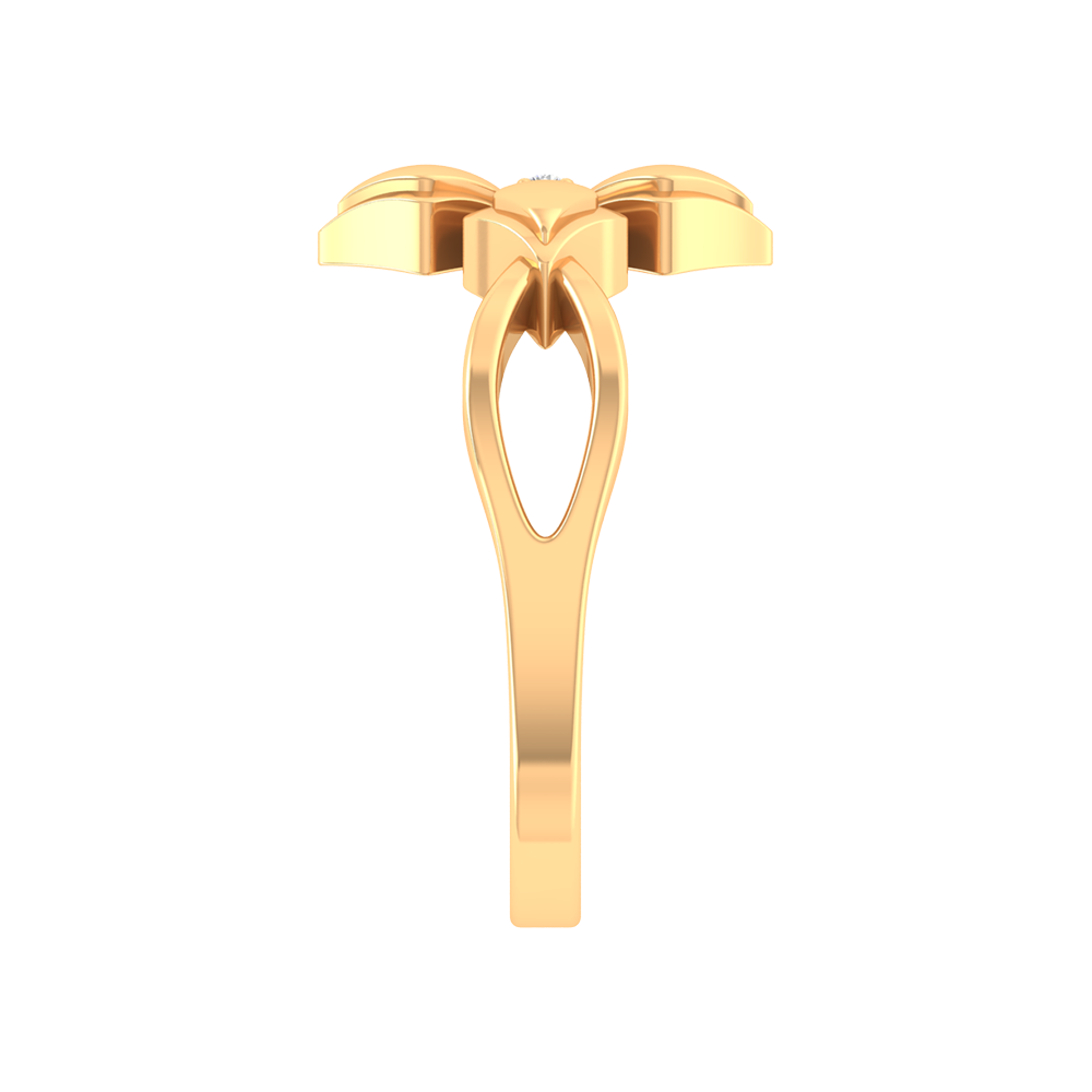 Blossom Loop Single Stone Ring - Eleven