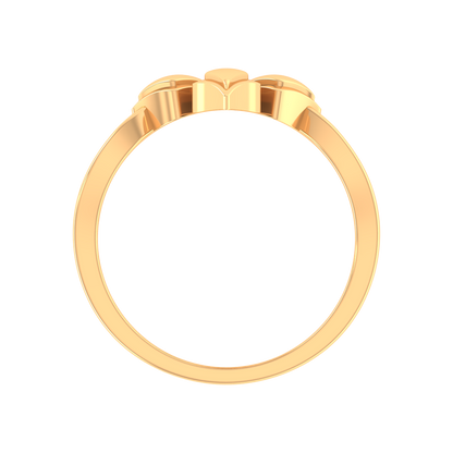 Blossom Loop Single Stone Ring - Twelve