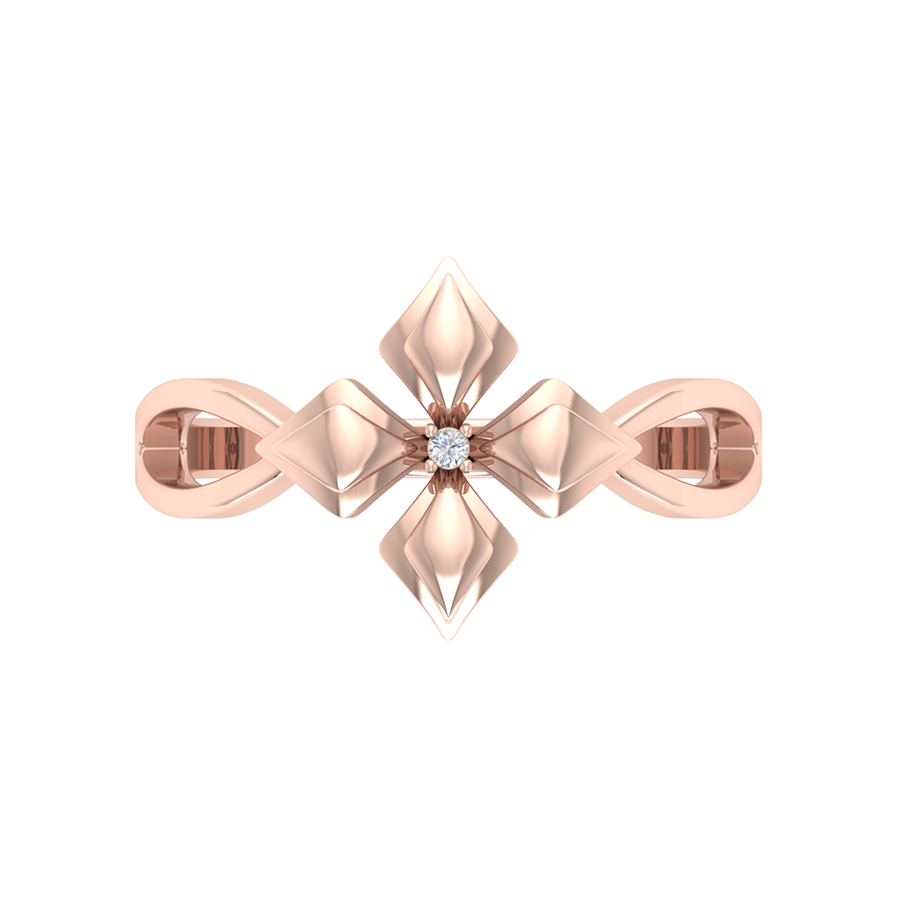 Blossom Loop Single Stone Ring - Two
