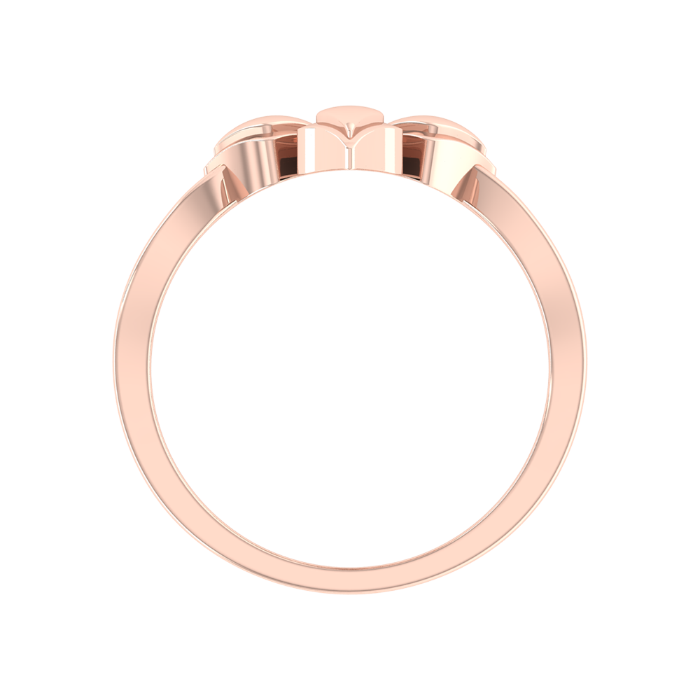 Blossom Loop Single Stone Ring - Four