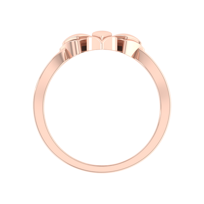 Blossom Loop Single Stone Ring - Four