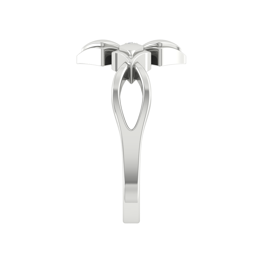 Blossom Loop Single Stone Ring - Seven