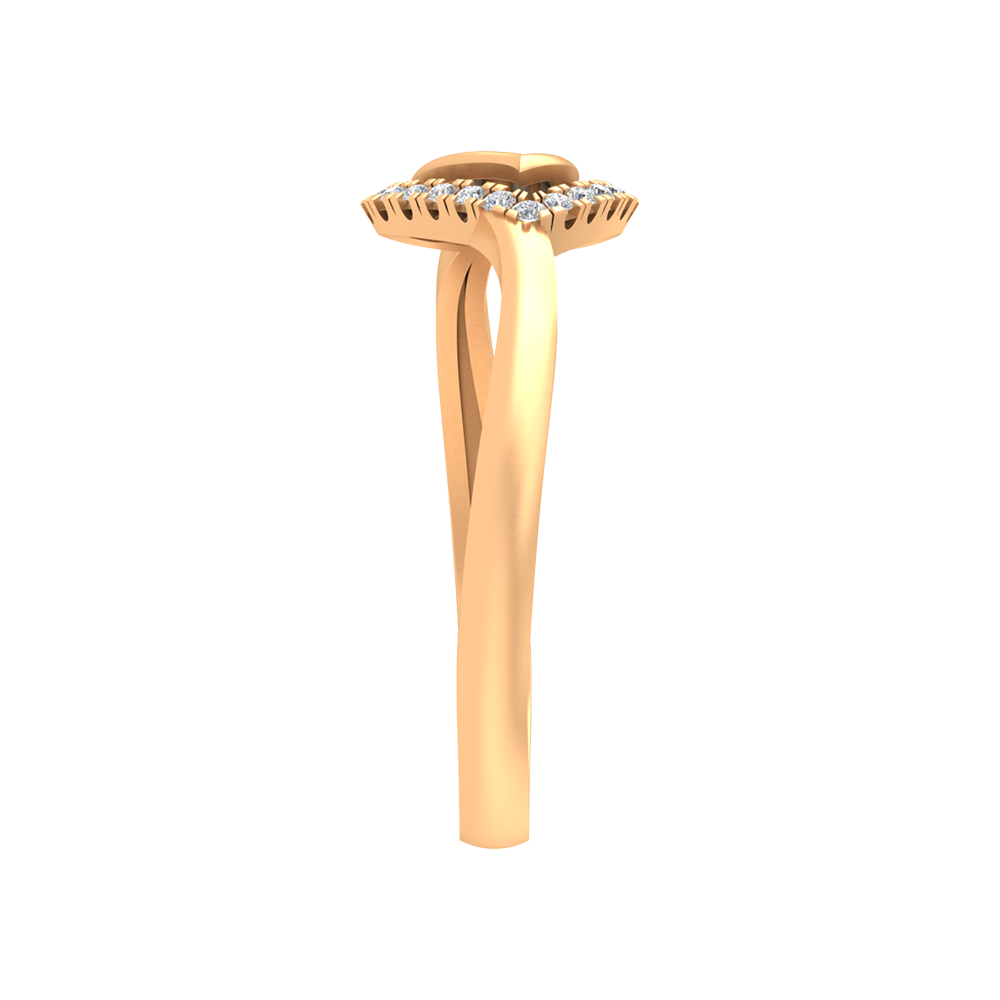Blosson Ring In 925 Sterling Silver - Twelve