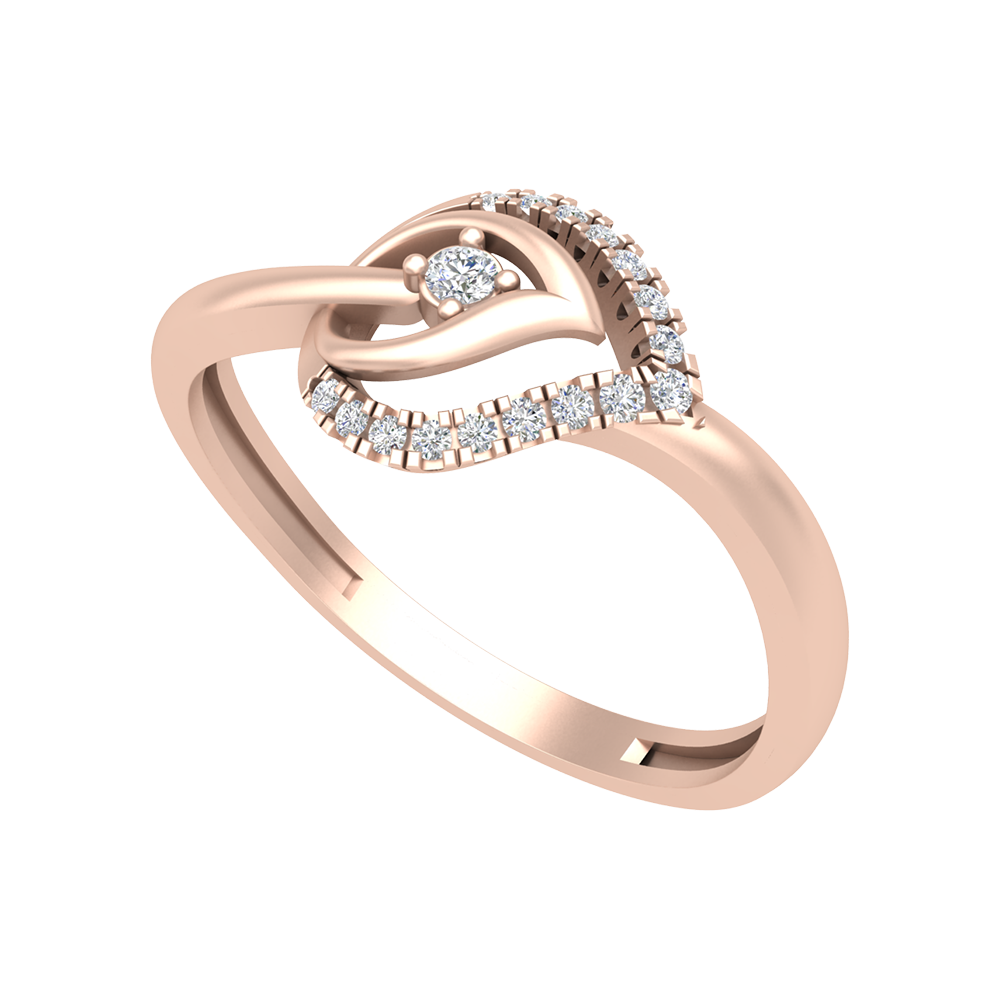Blosson Ring In 925 Sterling Silver - Two