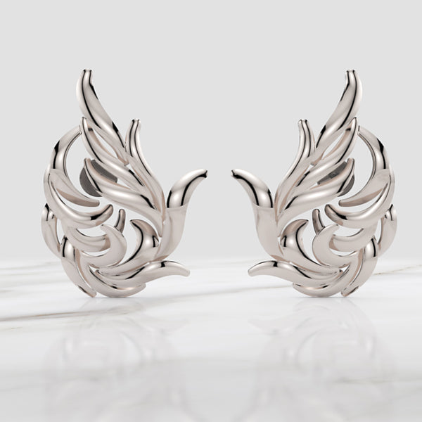 15 MM Gold Twisted Art Earring