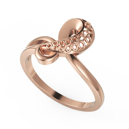 Octopus Tentacle Ring - Five