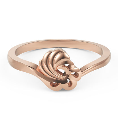 Classic Love Knot Ring For Working Women - Five