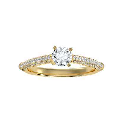 Bombon Solitaire Ring - Eleven