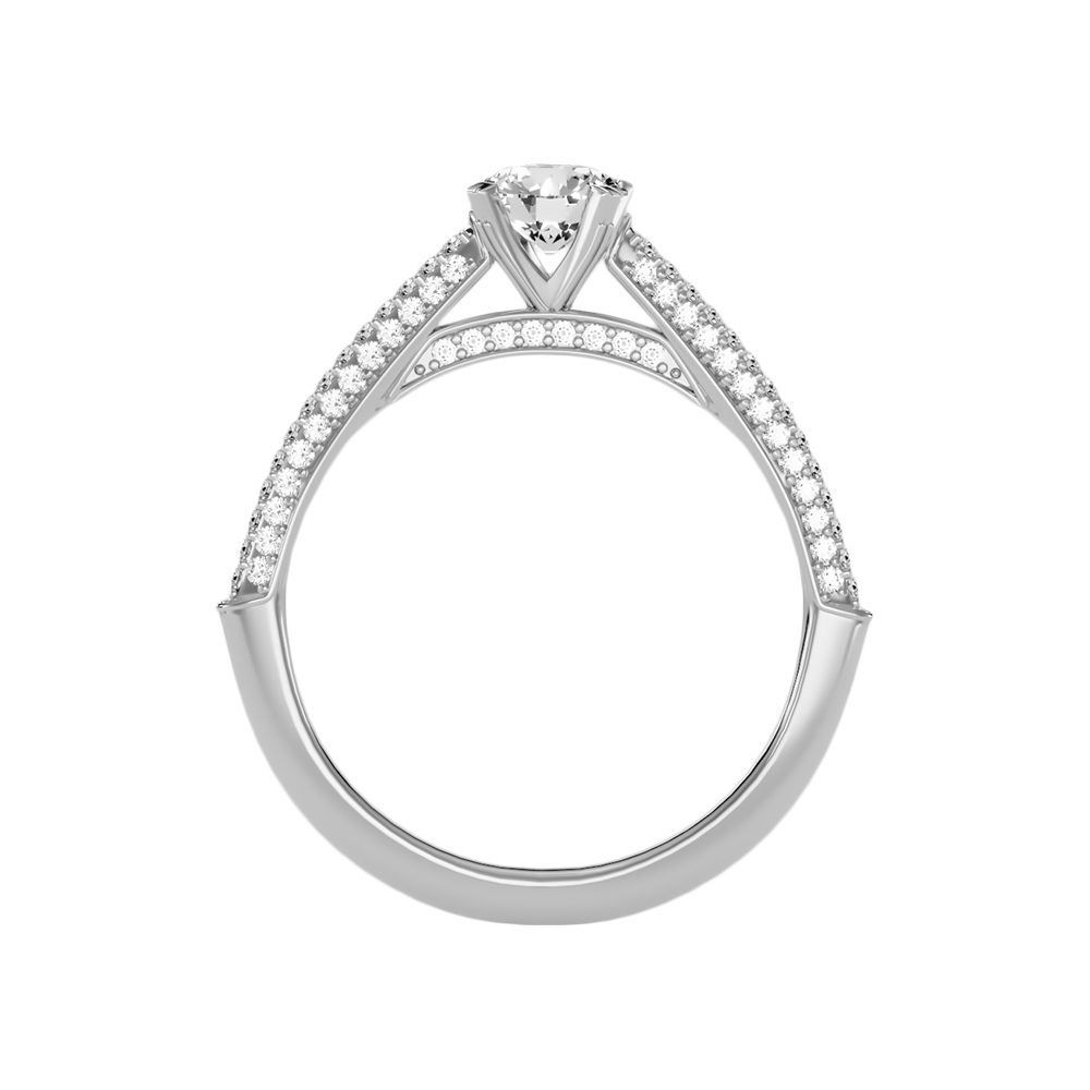 Bombon Solitaire Ring - Three