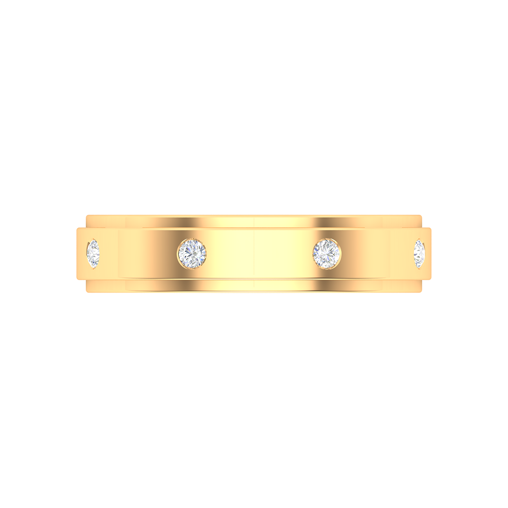 Bonic And Bold Broad Band Ring - Eleven