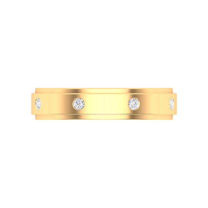 Bonic And Bold Broad Band Ring - Eleven