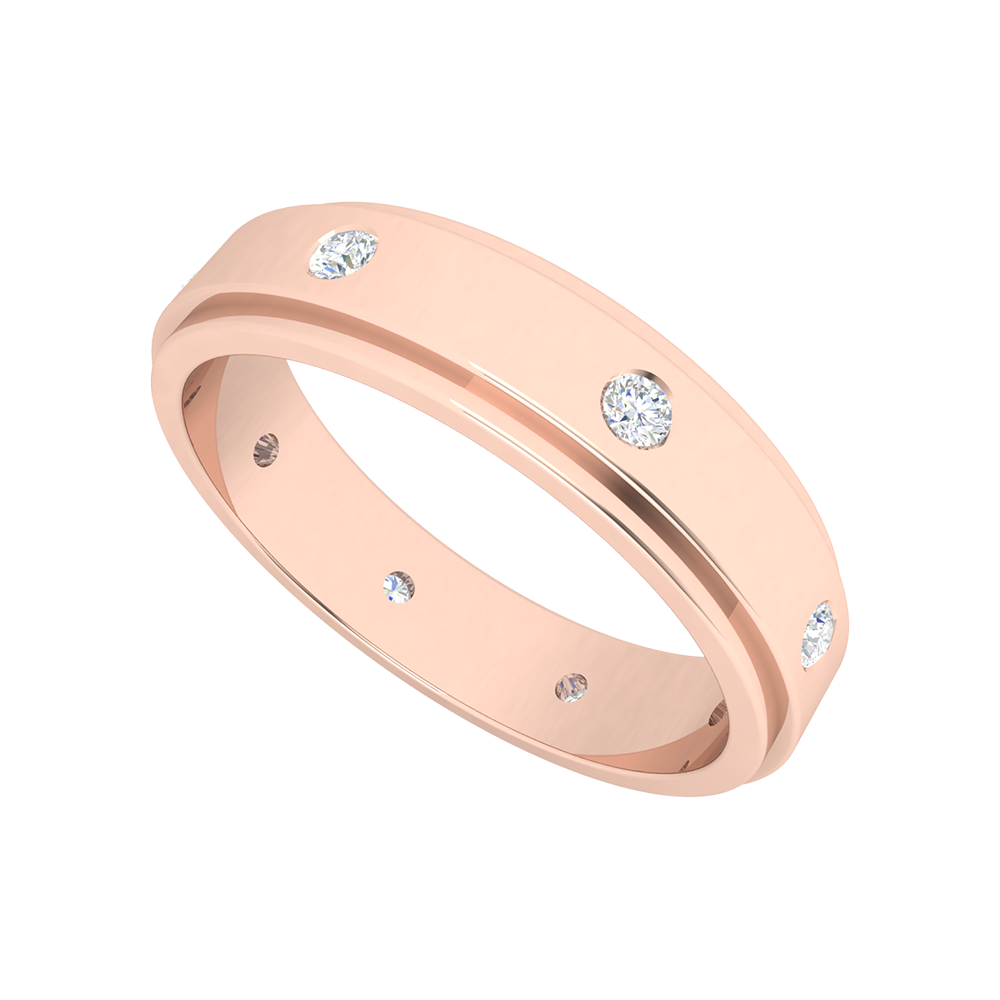 Bonic And Bold Broad Band Ring - Six
