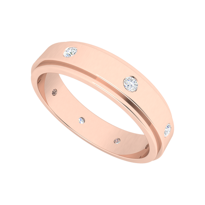 Bonic And Bold Broad Band Ring - Six