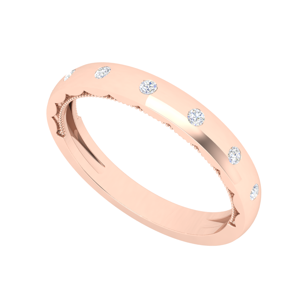 Bonita Broad Band Ring In 925 Sterling Silver - One