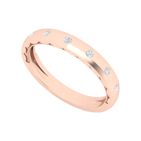 Bonita Broad Band Ring In 925 Sterling Silver - One