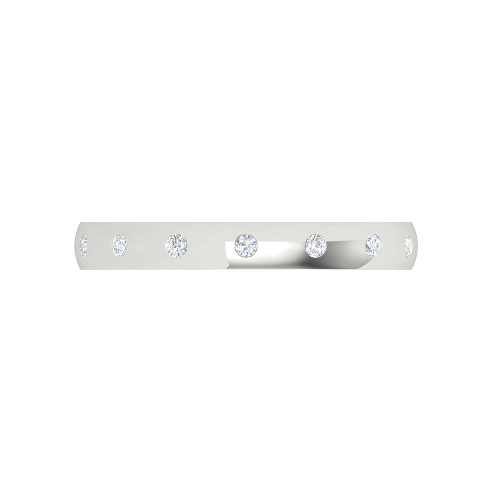 Bonita Broad Band Ring In 925 Sterling Silver - Six