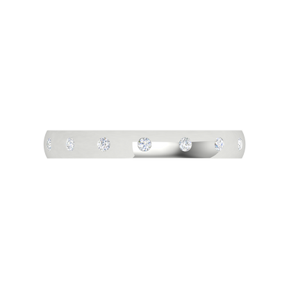 Bonita Broad Band Ring In 925 Sterling Silver - Six