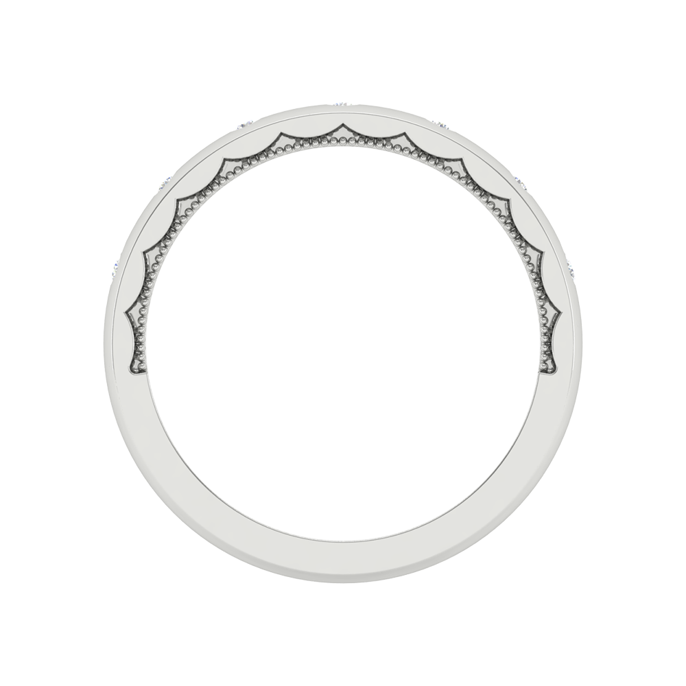 Bonita Broad Band Ring In 925 Sterling Silver - Eight