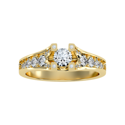 Bonita Diamond Ring In 925 Sterling Silver - Ten