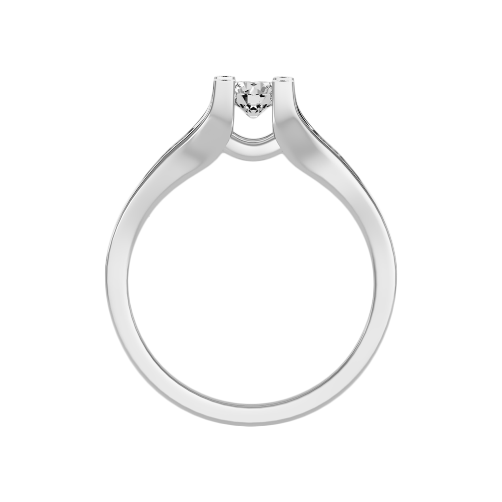 Bonita Diamond Ring In 925 Sterling Silver - Two