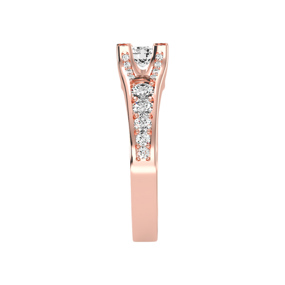 Bonita Diamond Ring In 925 Sterling Silver - Eight
