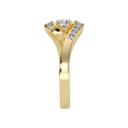 Bonito Halo Ring In 925 Sterling Silver - Eleven