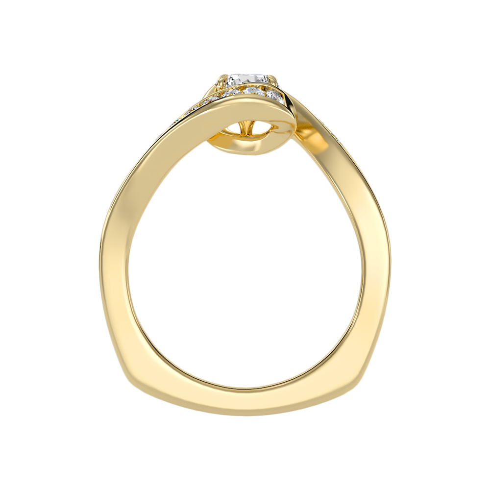 Bonito Halo Ring In 925 Sterling Silver - Twelve