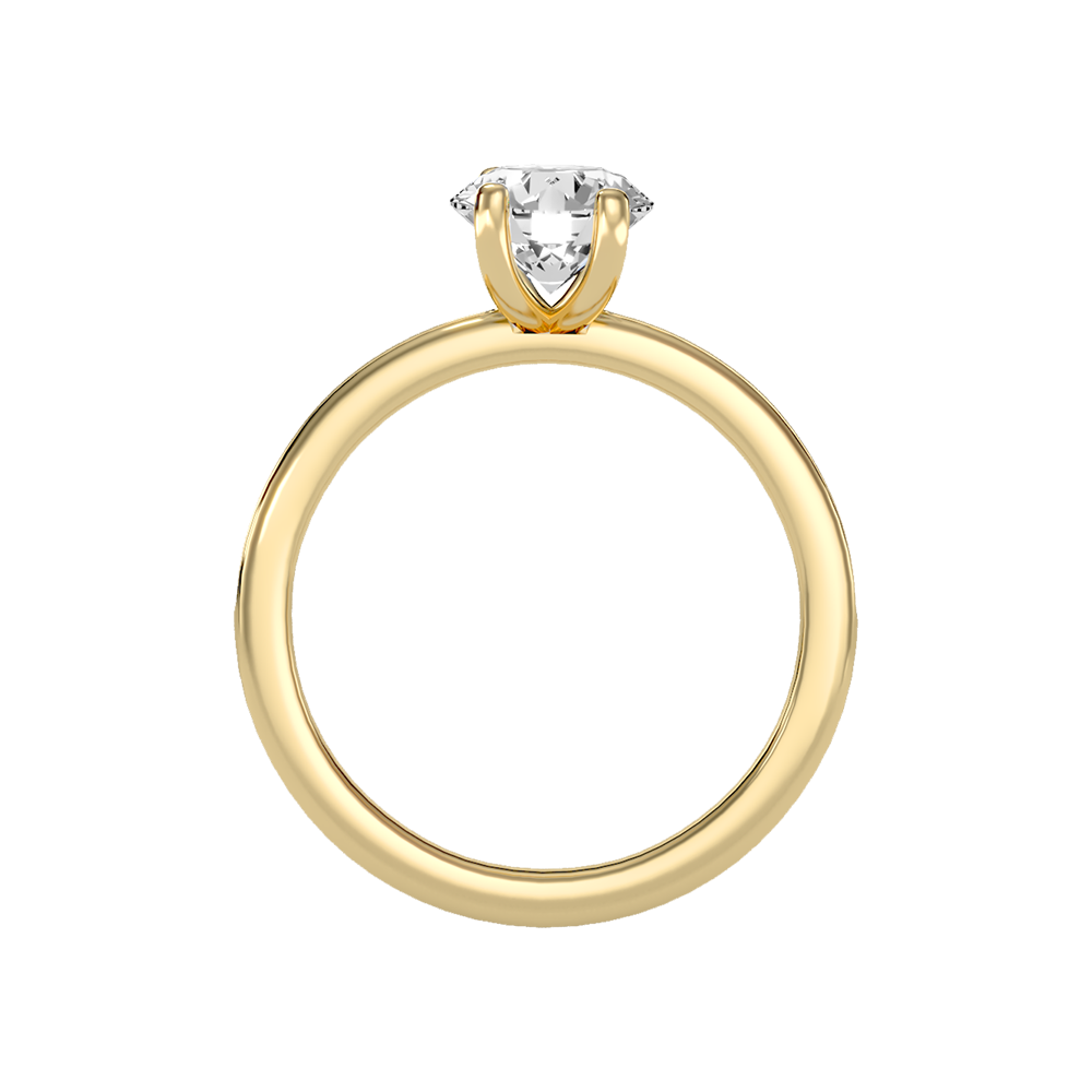 Bonza Solitaire Ring In 925 Sterling Silver - Twelve