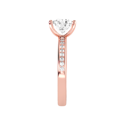 Bonza Solitaire Ring In 925 Sterling Silver - Eight