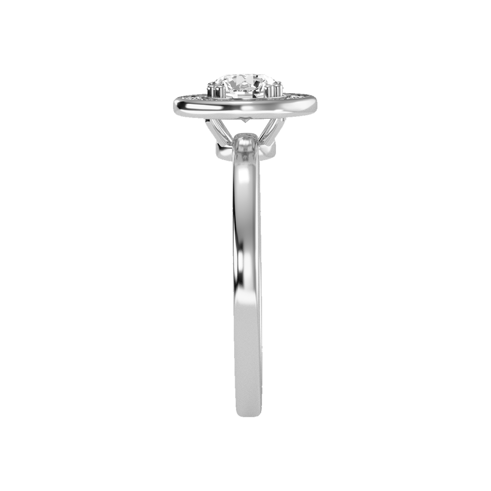 Bout Classic Halo Diamond Engagement Ring - Twelve