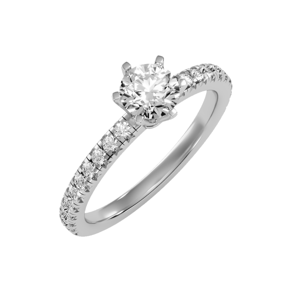 Breathtaking Solitaire Ring - Five
