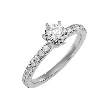 Breathtaking Solitaire Ring - Five
