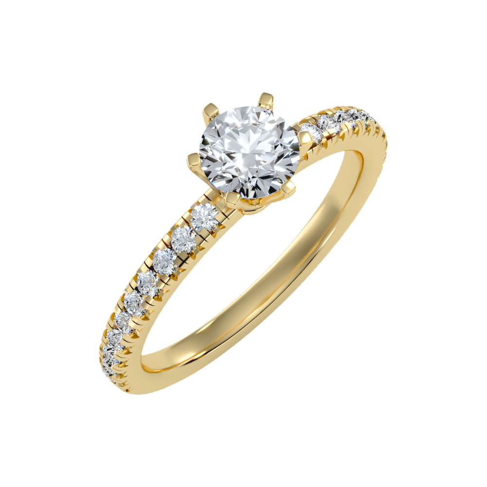 Breathtaking Solitaire Ring - Nine