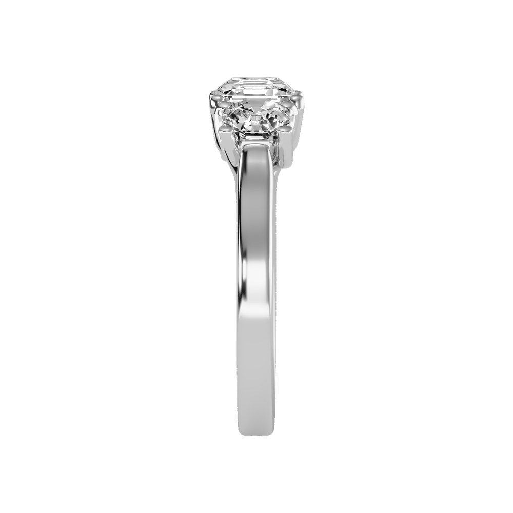 Bright Tri Stone Ring - Seven