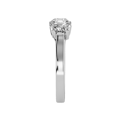 Bright Tri Stone Ring - Seven