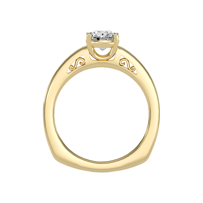 Brilliant Solitaire Ring In 925 Sterling Silver - Twelve