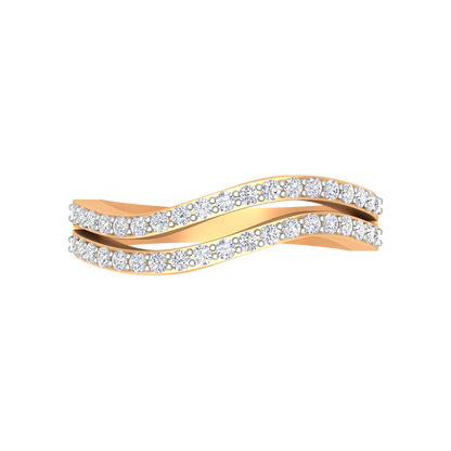 Brisa Diamond Ring In 925 Sterling Silver - Ten