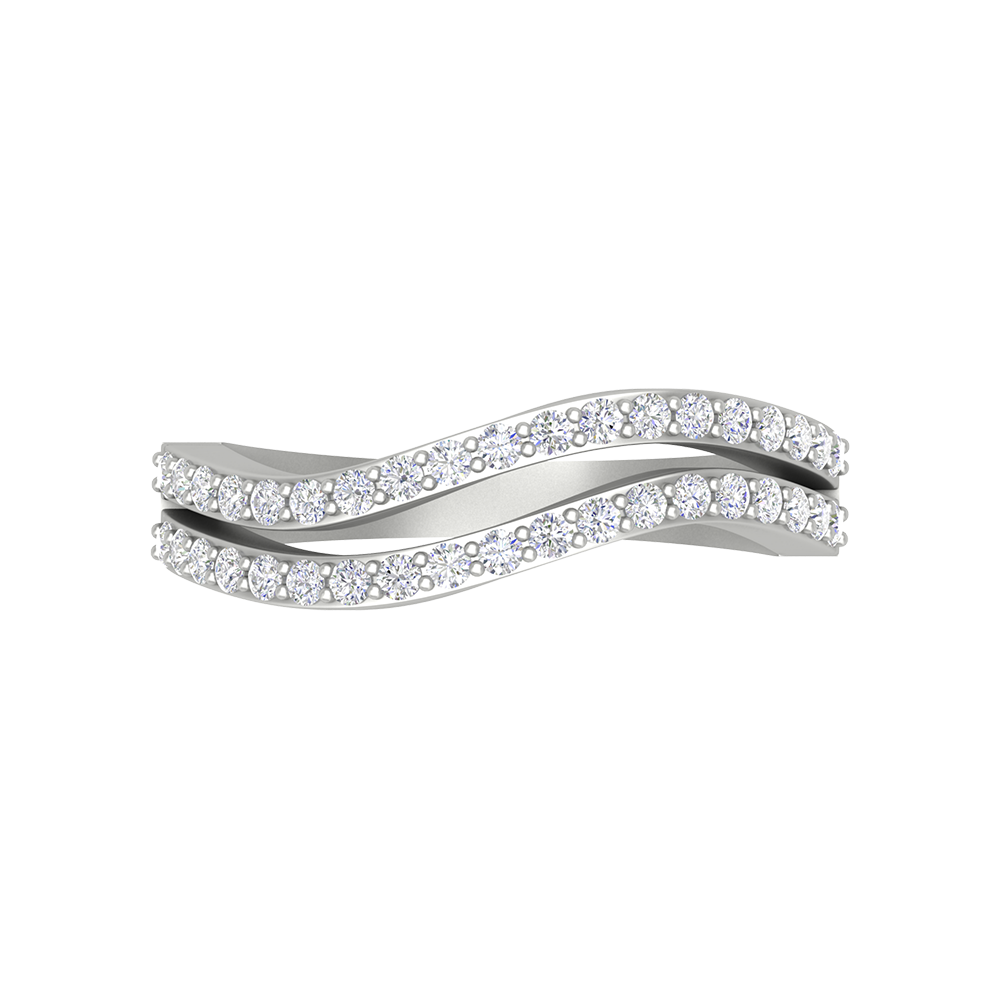Brisa Diamond Ring In 925 Sterling Silver - Two