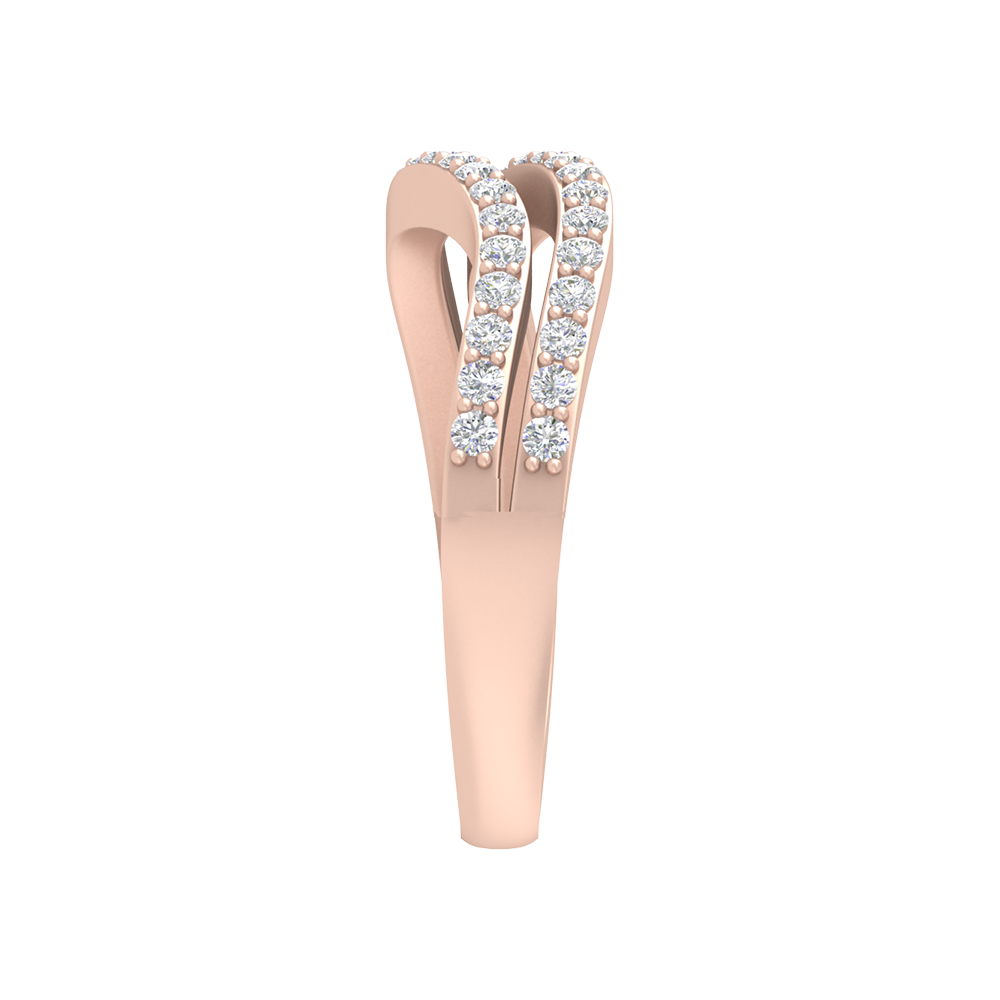 Brisa Diamond Ring In 925 Sterling Silver - Seven